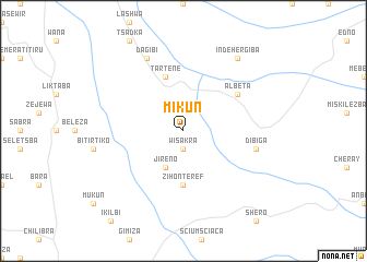 map of Mikʼun