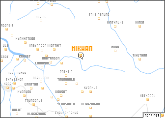 map of Mikwan