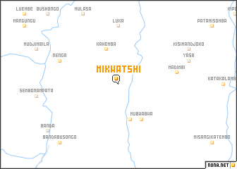 map of Mikwatshi