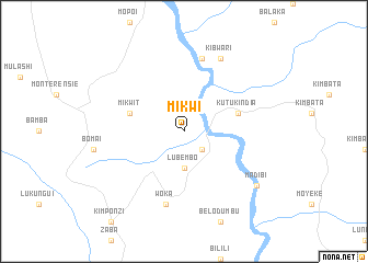 map of Mikwi