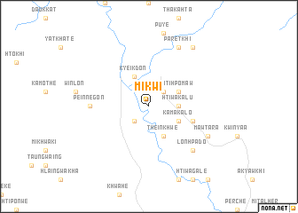 map of Mikwi