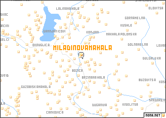 map of Miladinova Mahala