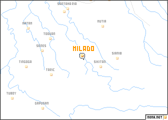 map of Milado