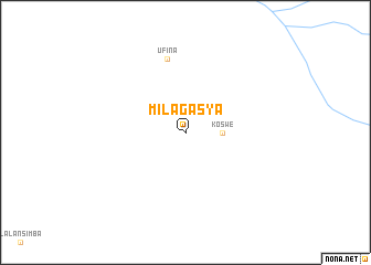 map of Milagasya
