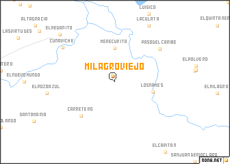 map of Milagro Viejo