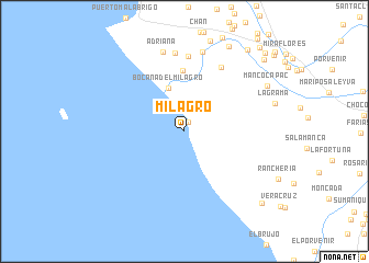 map of Milagro