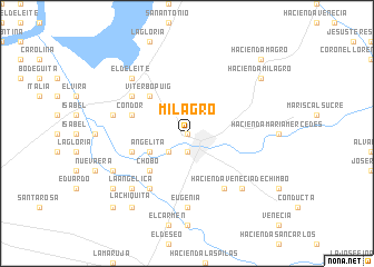 map of Milagro