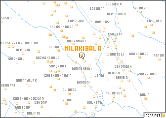 map of Mīlākī Bālā