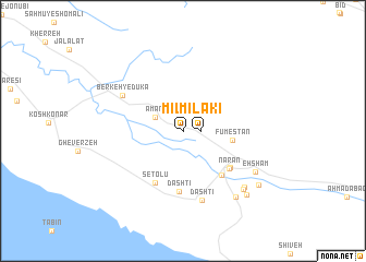 map of Mīlakī