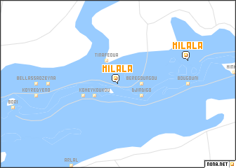 map of Milala