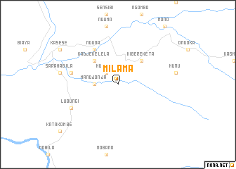 map of Milama