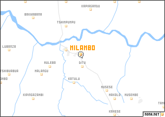 map of Milambo