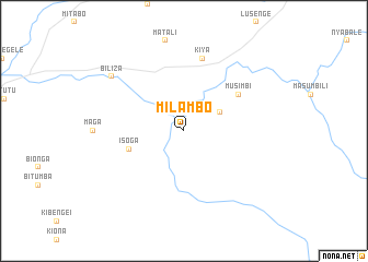 map of Milambo