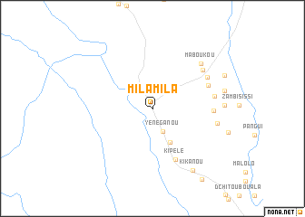 map of Milamila