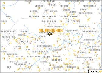 map of Milam ki Dhok