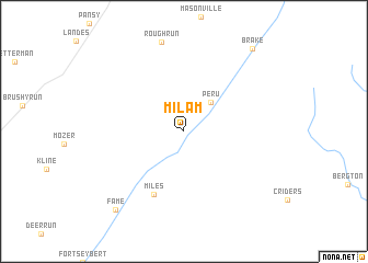 map of Milam