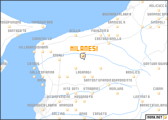 map of Milanesi