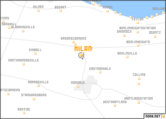 map of Milan