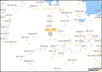 map of Milan