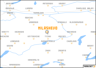 map of Milashëvo