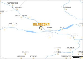 map of Milaszóka