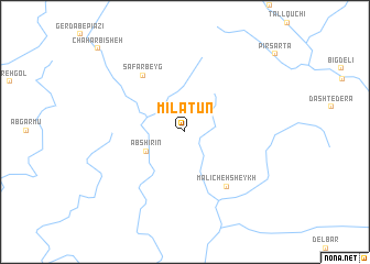 map of Mīlātūn