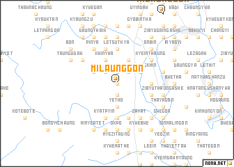 map of Milaunggon