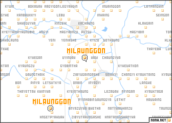 map of Milaunggon