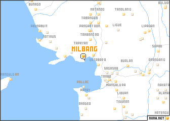 map of Milbang