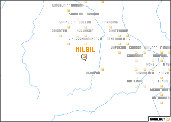 map of Milbil