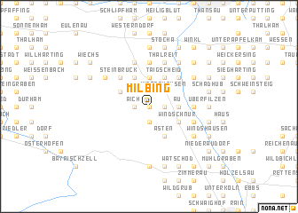 map of Milbing