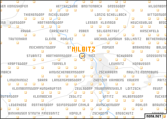 map of Milbitz