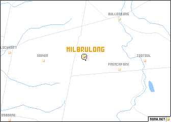 map of Milbrulong