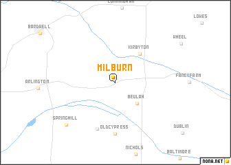 map of Milburn