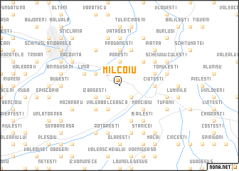 map of Milcoiu