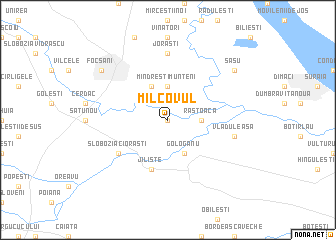 map of Milcovul