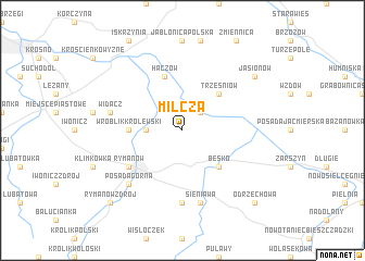 map of Milcza