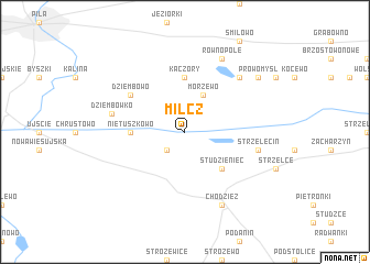 map of Milcz