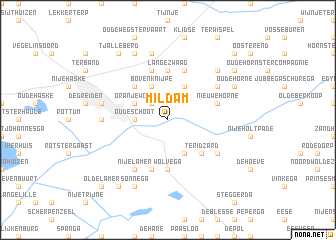 map of Mildam