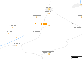 map of Mil\