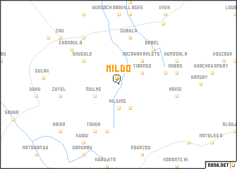 map of Mildo