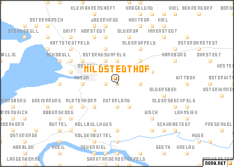 map of Mildstedthof