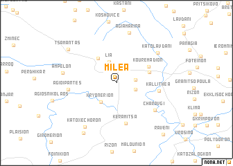 map of Miléa