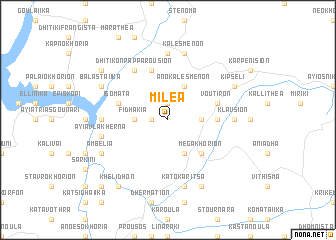 map of Miléa