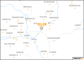 map of Miléa