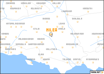 map of Miléa