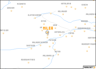 map of Miléa