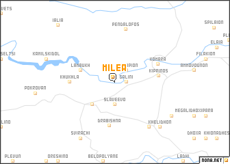 map of Miléa