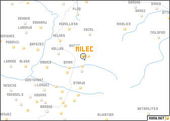 map of Milec