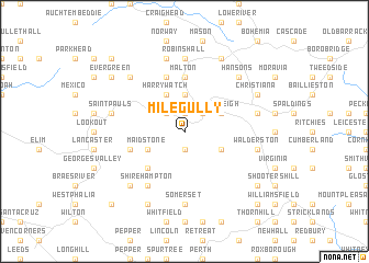 map of Mile Gully